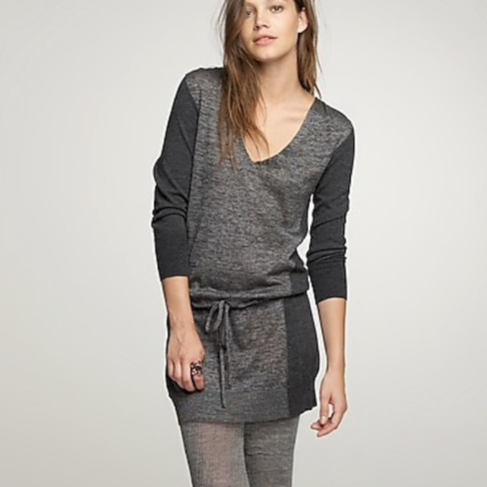 J.crew Merino wool panel dress